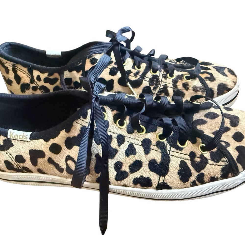 Keds x Kate Spade Kickstart Genuine Calf Hair Sneakers Sz 7